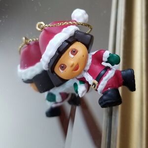 ❗Vintage Dora the Explorer Mini Santa Ornament❗